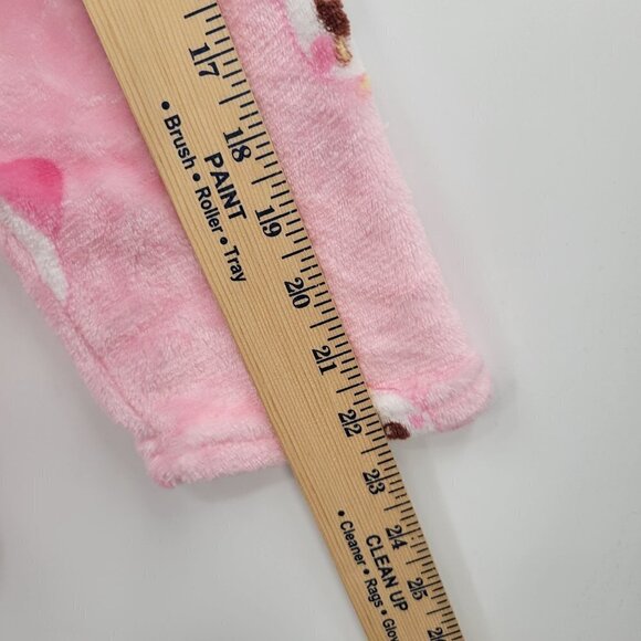 All Over Cat Print Cozy Long Sleeve Sleepwear Cat Lady One Size Womens Pink - Picture 10 of 10